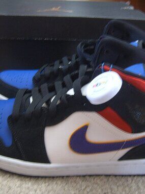 Size 10 - Jordan 1 Mid/Rivals Lakers Top 3 Shoes/Sneakers